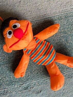 Vintage Playskool Ernie Water Pals 90s Sesame Street  11" Plush